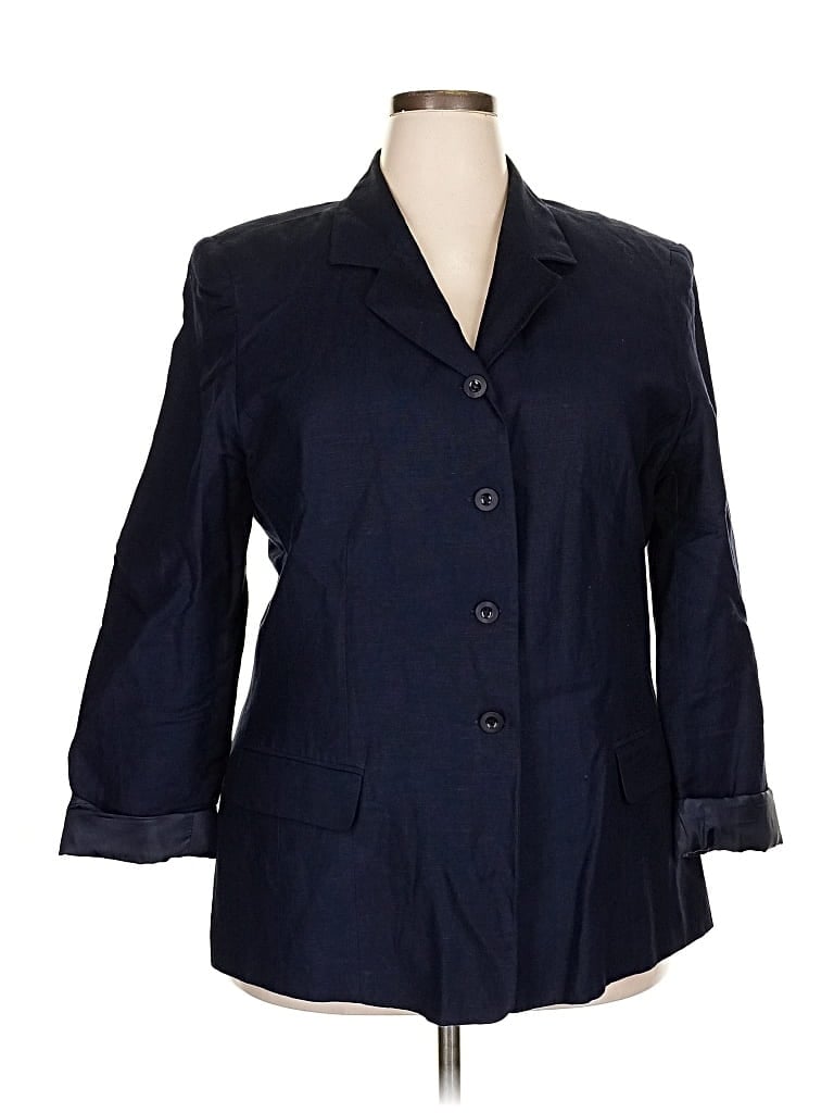 Pre-owned Worthington Blazer Jacket In Blue