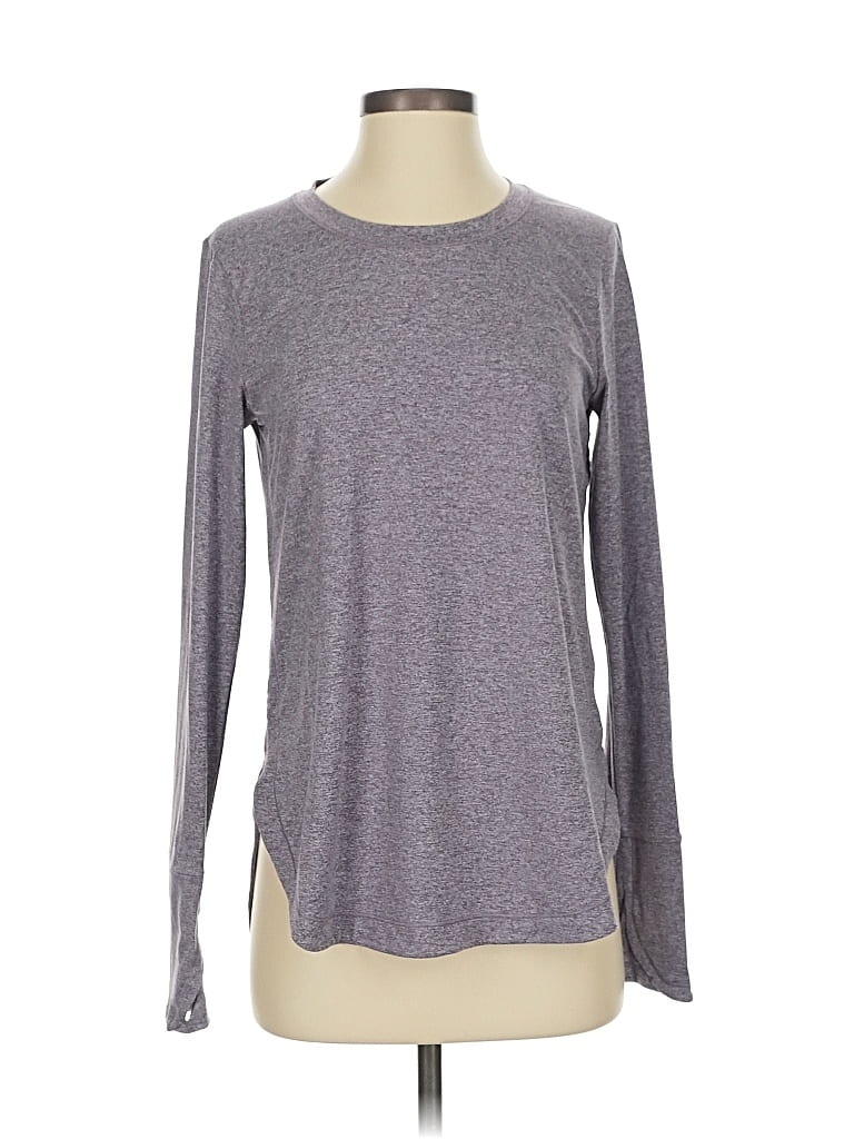 Pre-owned Athleta Pullover Sweater In Gray
