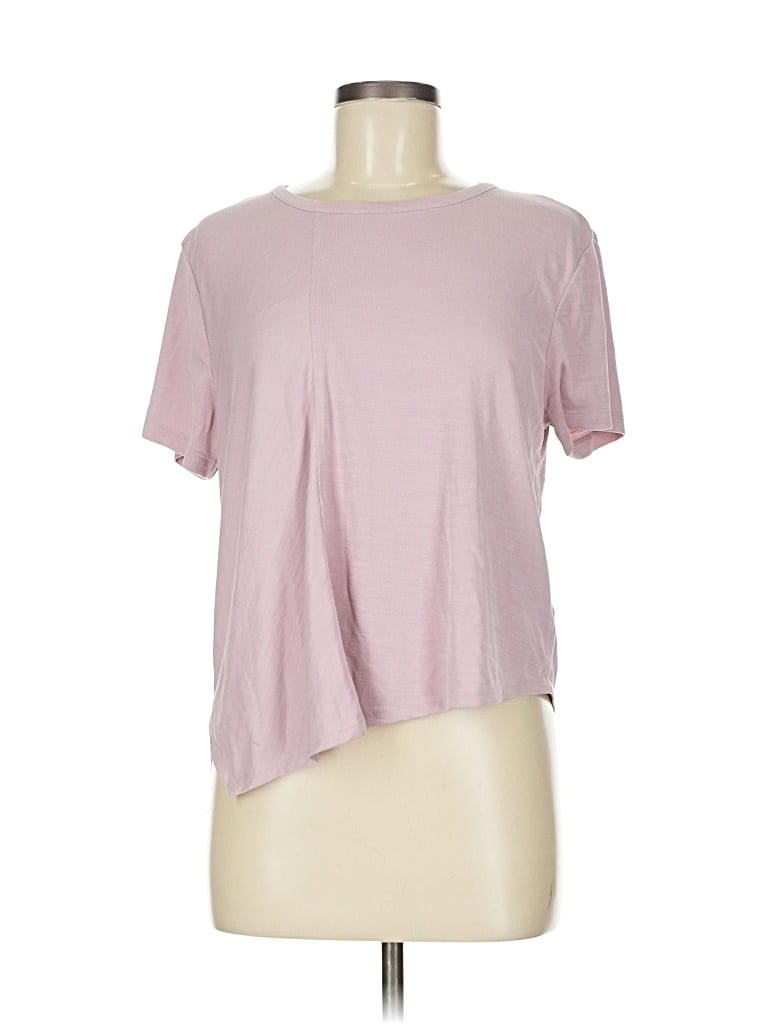 Pre-owned Athleta Short Sleeve T-shirt In Pink