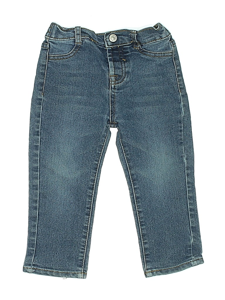 Pre-owned 7 For All Mankind Kids' Jeans In Blue