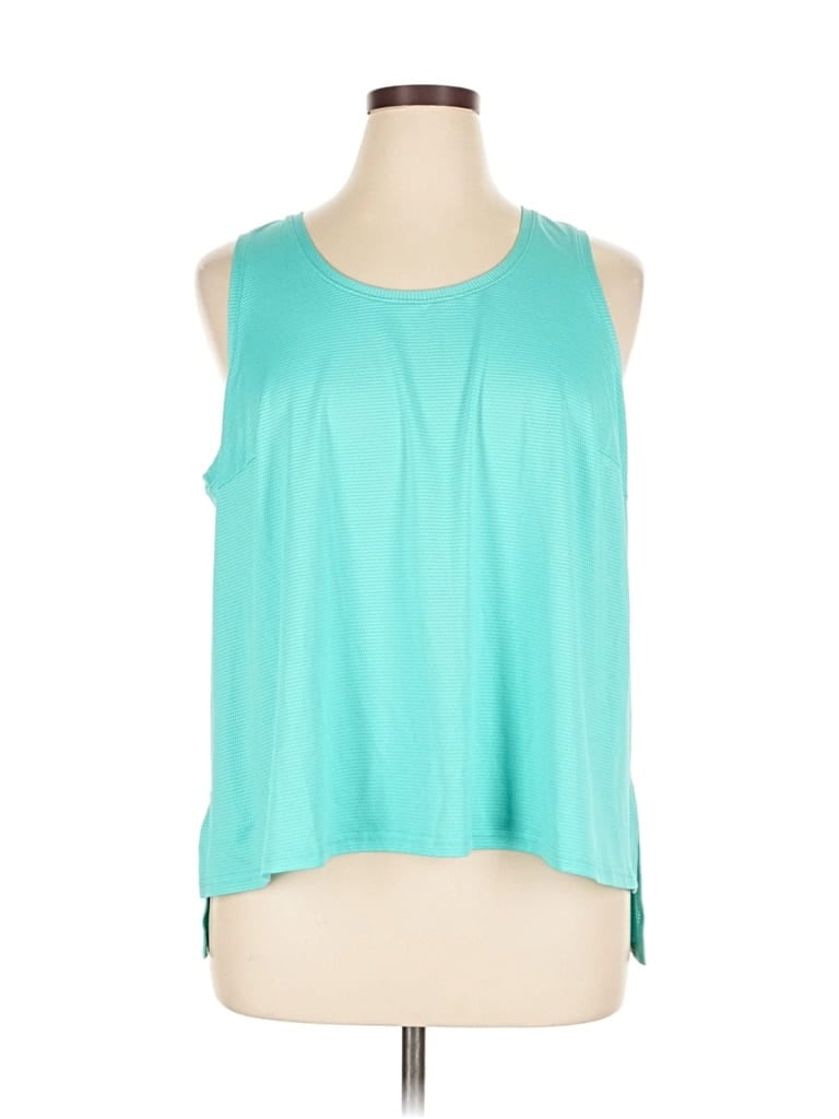 Pre-owned Xersion Sleeveless T-shirt In Blue