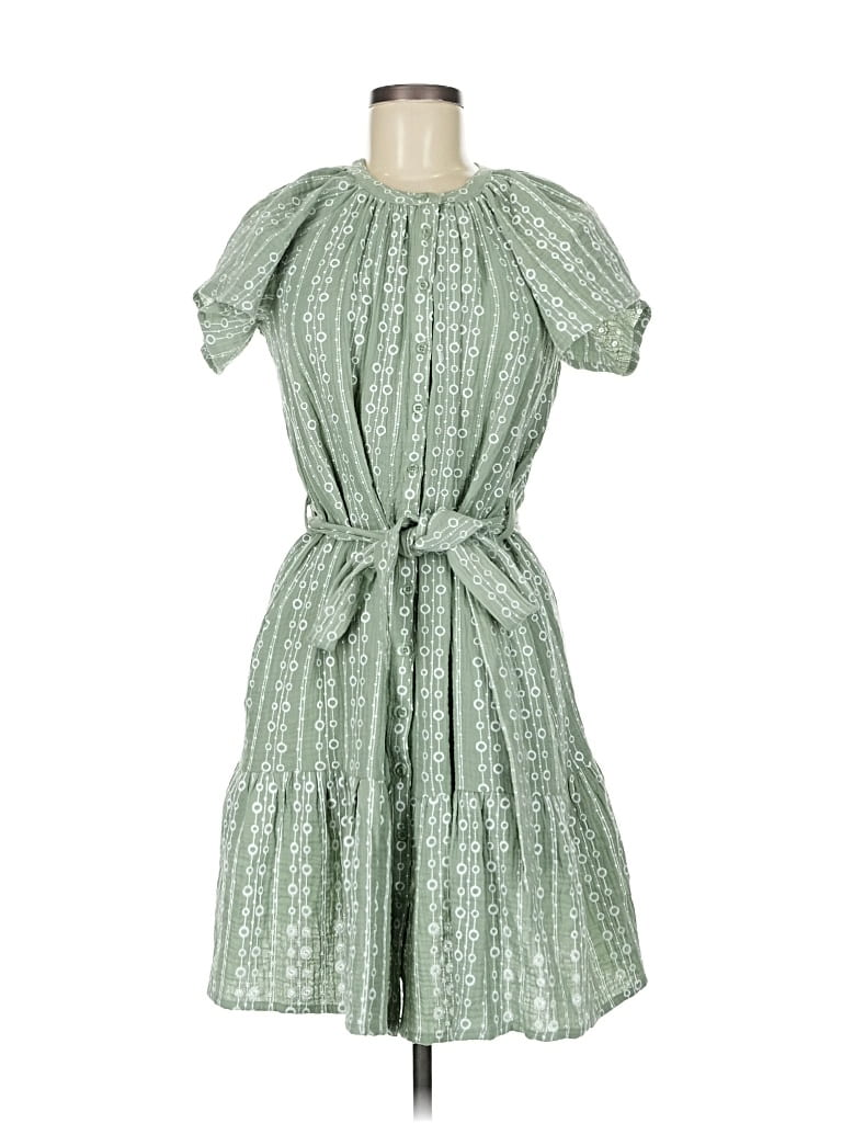 Pre-owned French Laundry Casual Dress In Green