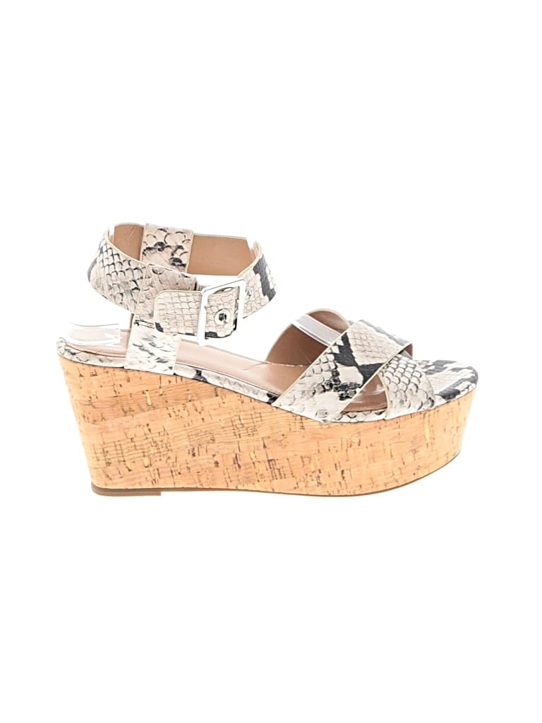 Pre-owned Marc Fisher Wedges In White
