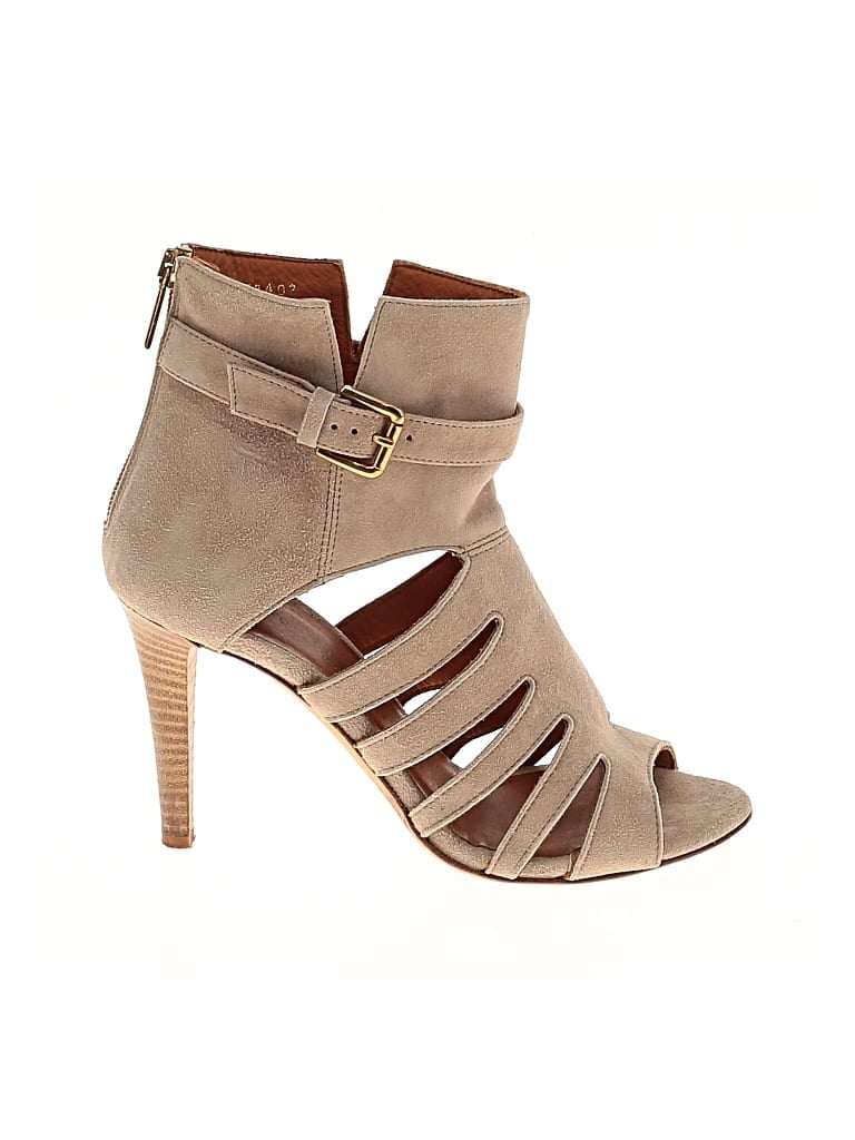 Pre-owned Latitude Femme Heels In Brown