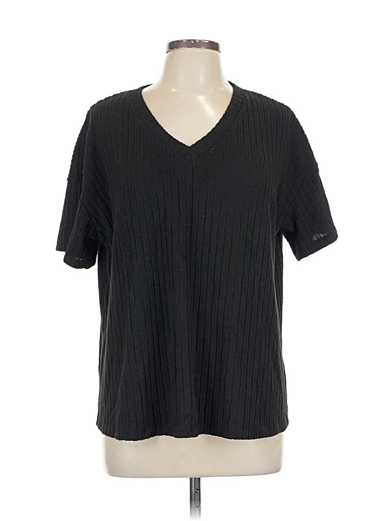 SHEIN Pre-owned Cardigan Sweater In Black