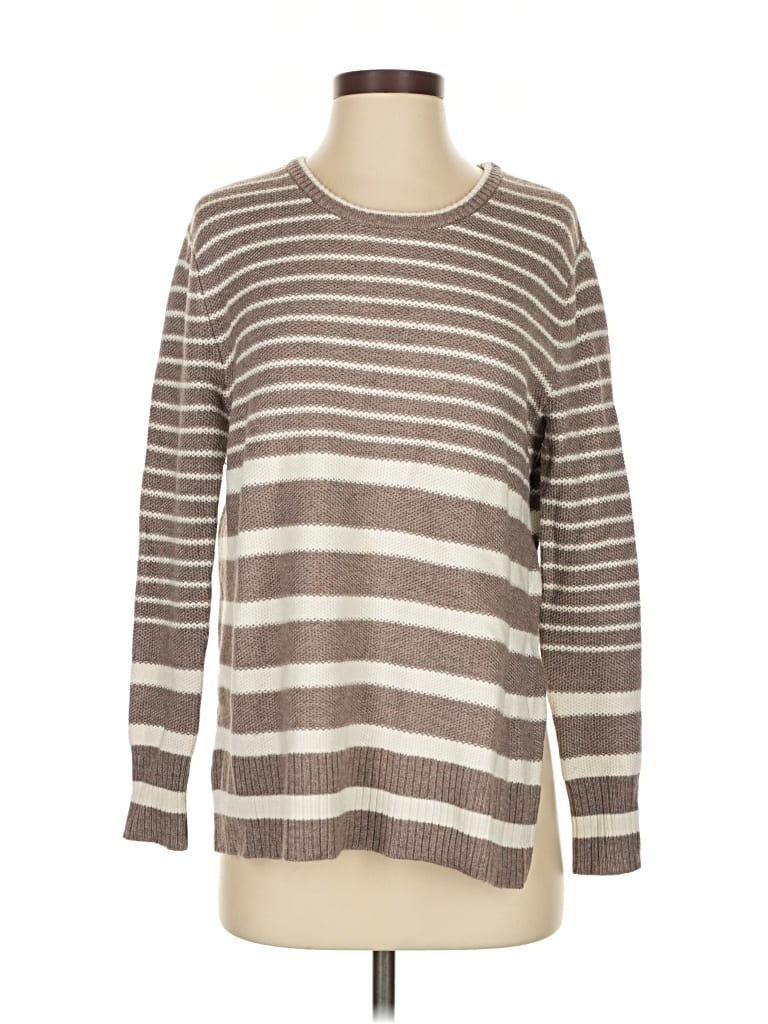 Pre-owned Athleta Pullover Sweater In Brown