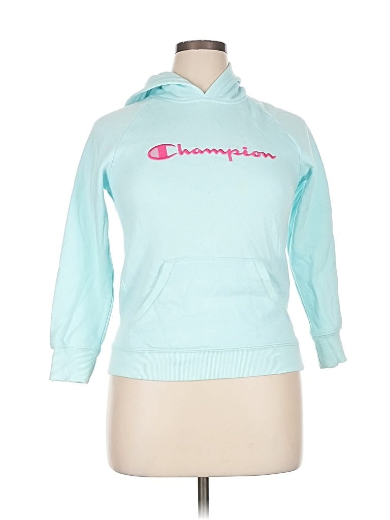 Pre-owned Champion Sweatshirt In Blue