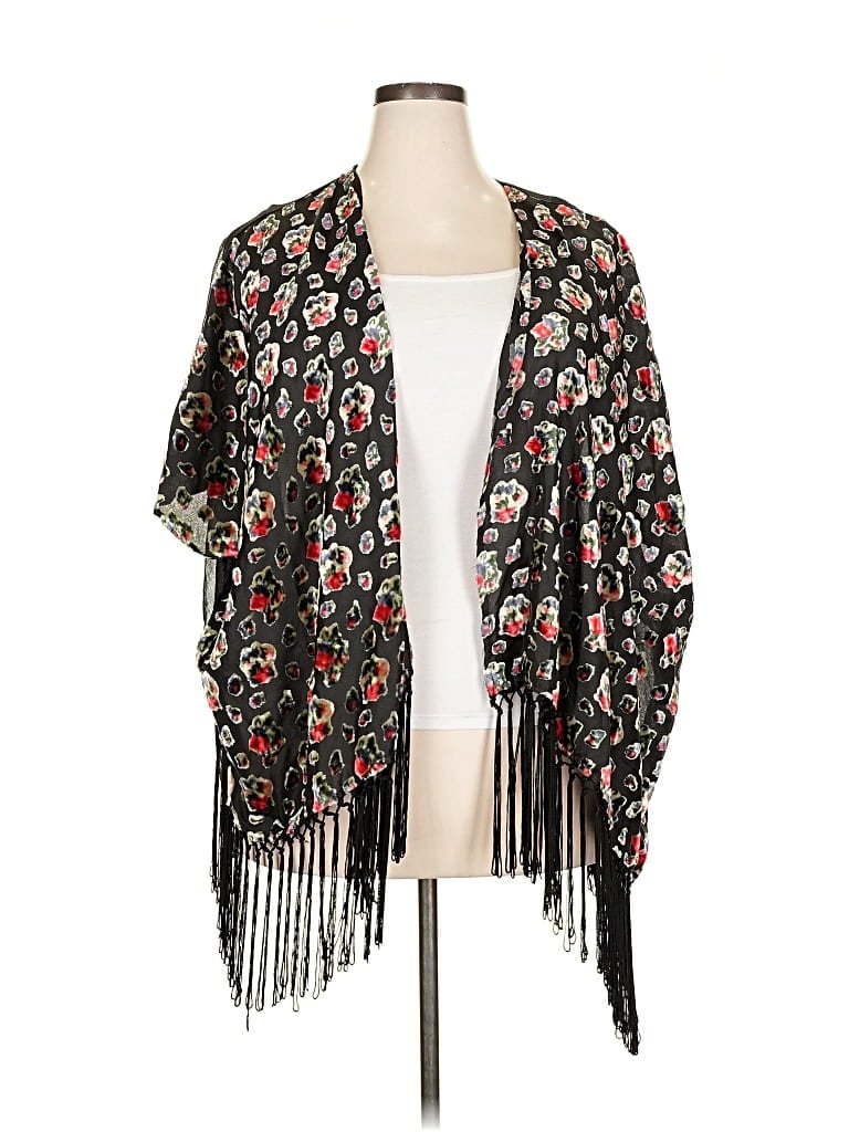 Pre-owned Vanilla Star Kimono In Black