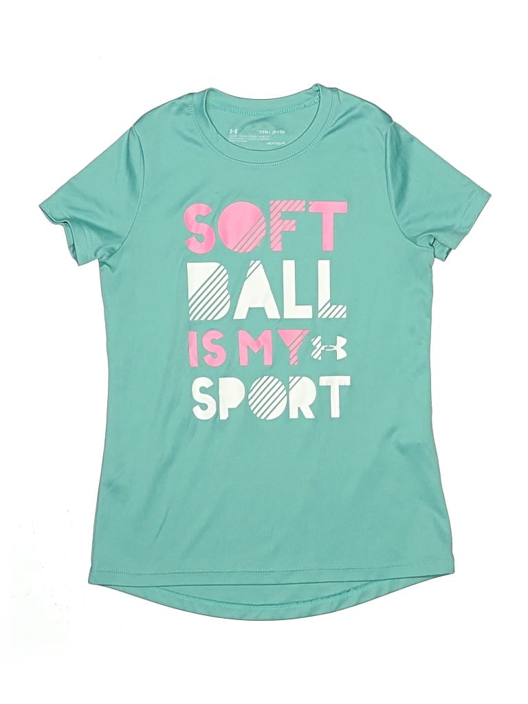 Pre-owned Under Armour Kids' Active T-shirt In Blue