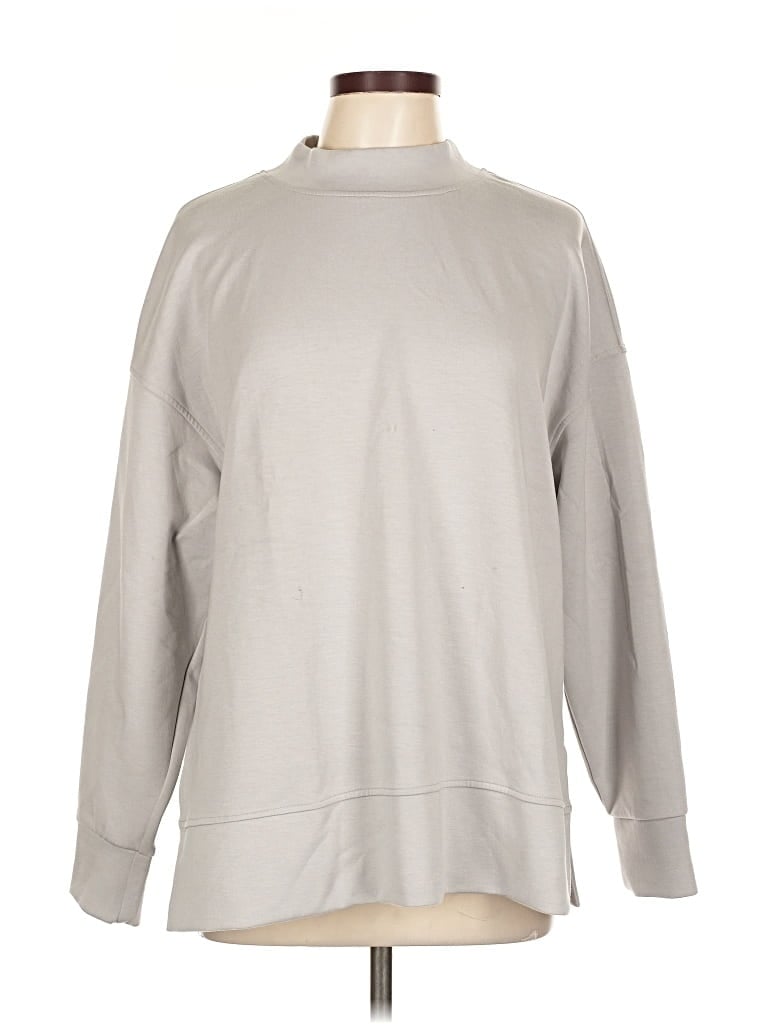 Pre-owned Banana Republic Sweatshirt In Gray