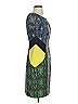 BCBGMAXAZRIA Graphic Multi Color Green Cocktail Dress Size XS - photo 4