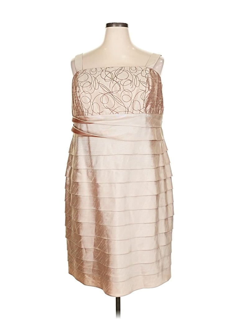 Pre-owned Jessica Howard Cocktail Dress In Brown