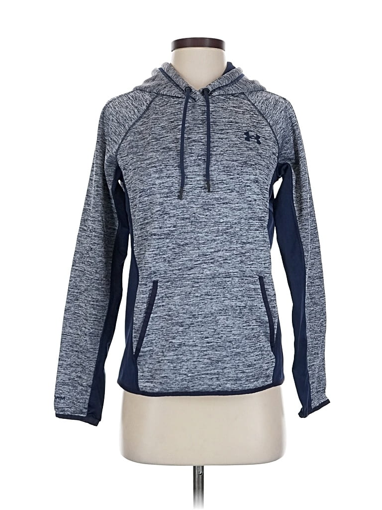 Pre-owned Under Armour Pullover Hoodie In Blue