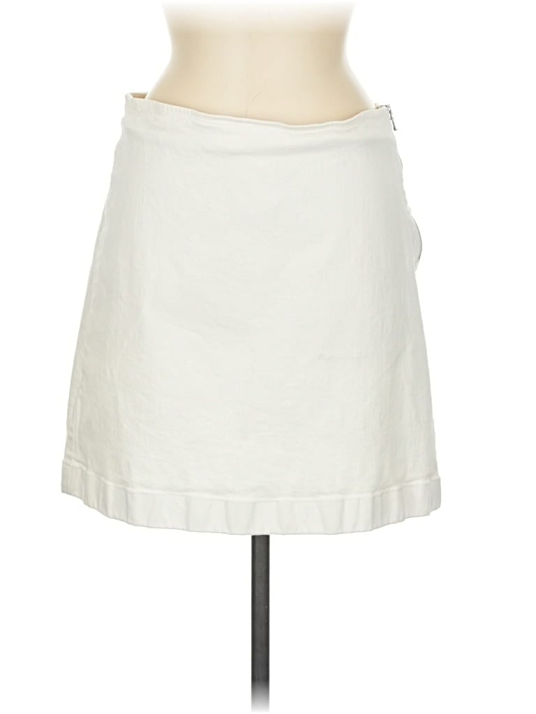 Pre-owned Ann Taylor Casual Skirt In White