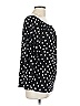 Anne Klein Polka Dots Black 3/4 Sleeve Blouse Size L - photo 4