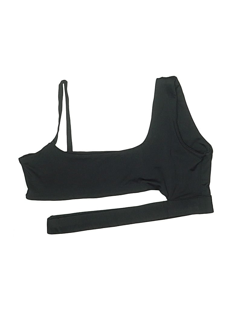 Pre-owned Oh Polly Swimsuit Top Black Swimwear