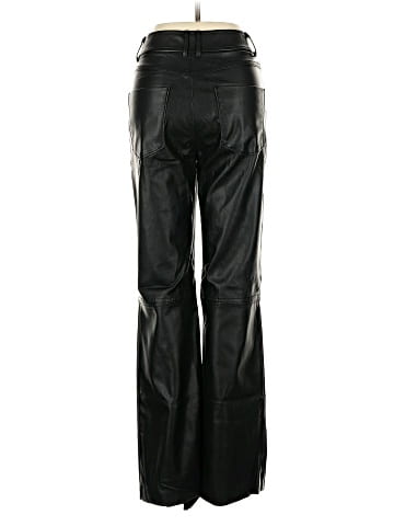 Zara Faux Leather Pants (view 2)