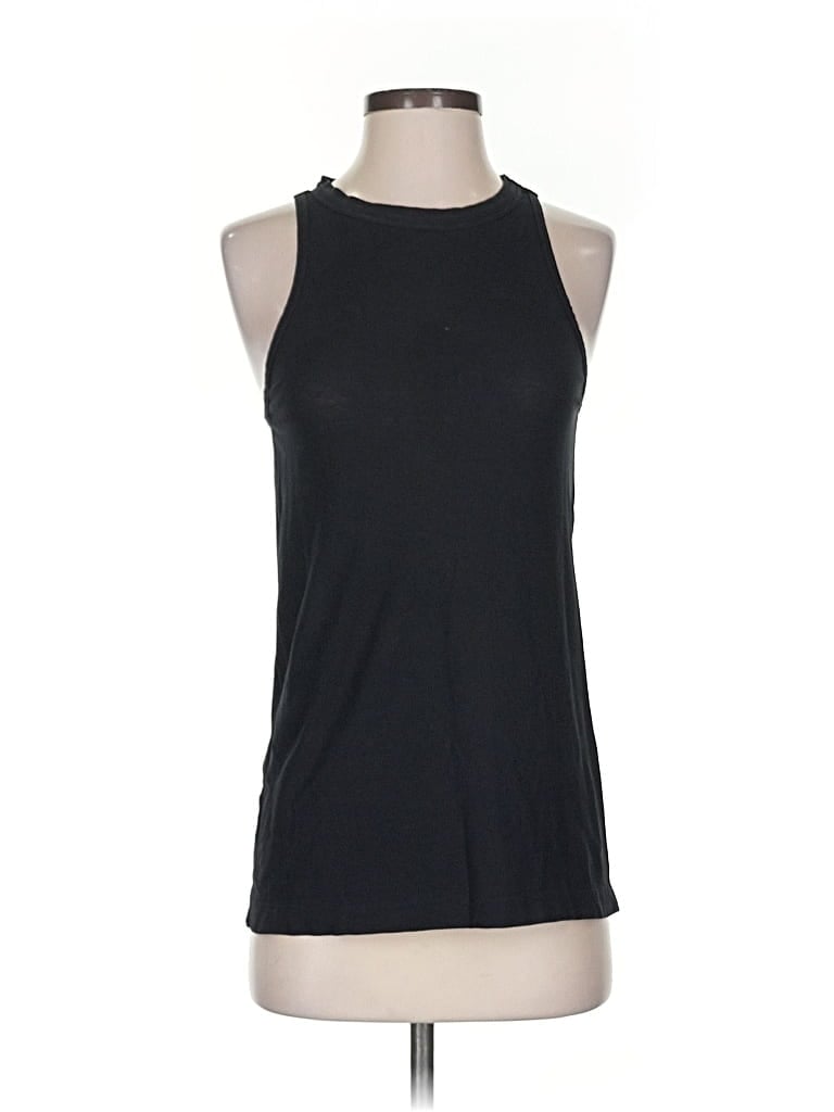 Pre-owned Athleta Tank Top Black Halter Neckline Tops
