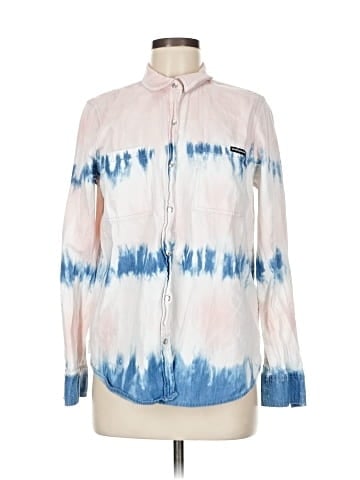 CALVIN KLEIN JEANS Long Sleeve Button-Down Shirt (view 1)