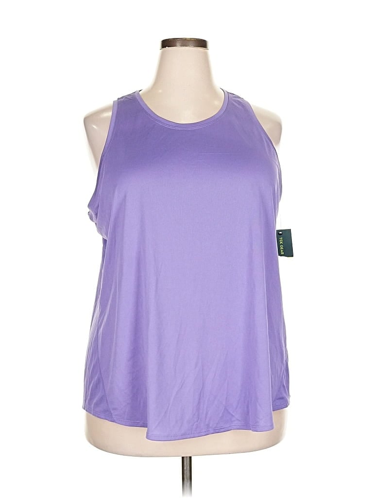 Pre-owned Tek Gear Sleeveless T-shirt In Purple