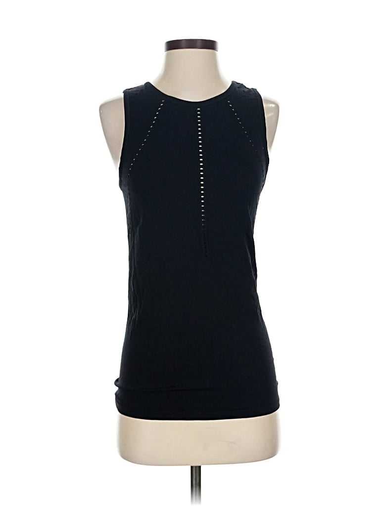 Pre-owned Athleta Sleeveless T-shirt In Black