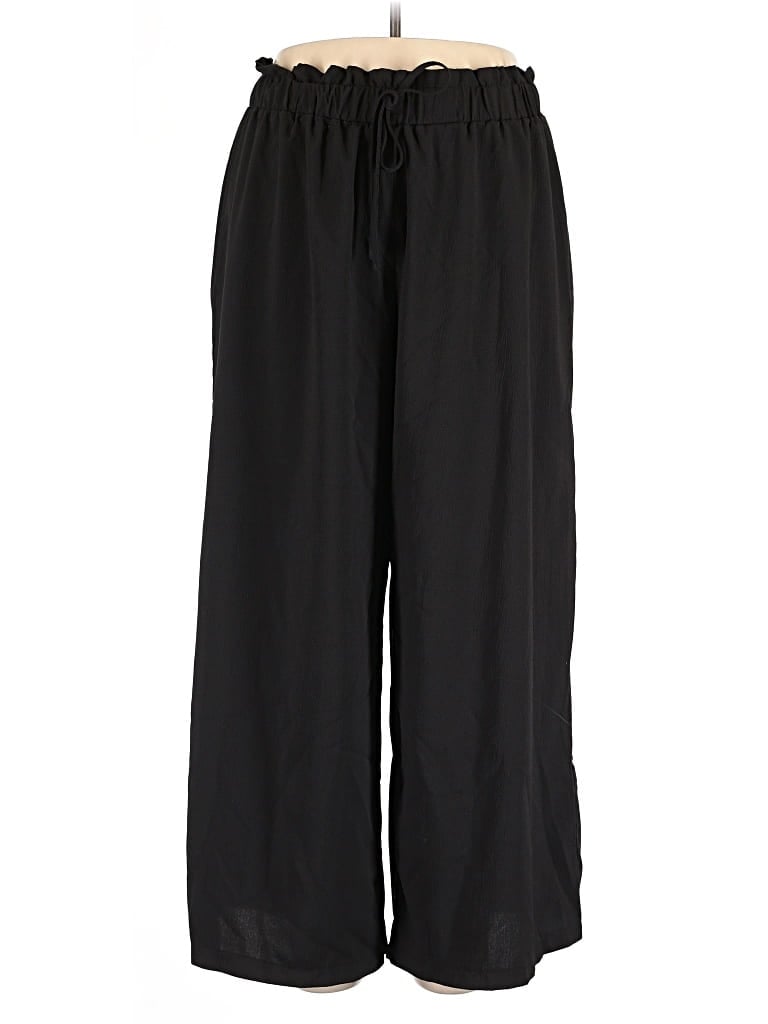 Pre-owned Shein Curve Casual Pants In Black