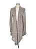 Philosophy Gray Tan Cardigan Size L - photo 1