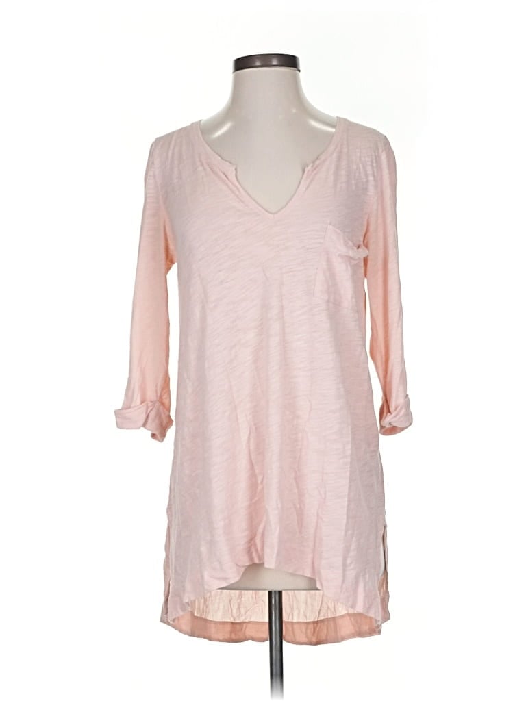 Pre-owned Pure And Good 3/4 Sleeve T-shirt In Pink