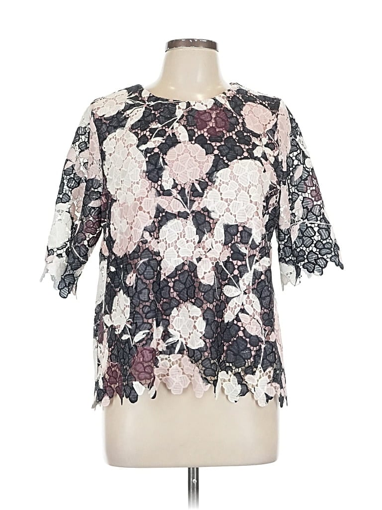 Pre-owned Vince Camuto 3/4 Sleeve Blouse In White