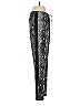 Rebecca Taylor 100% Rayon Paisley Silver Black Casual Pants Size 4 - photo 4