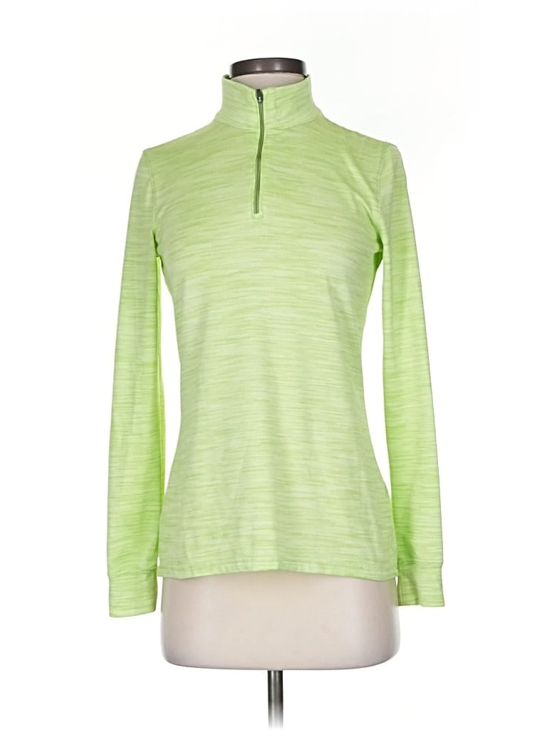 Pre-owned Greg Norman Long Sleeve Turtleneck In Green