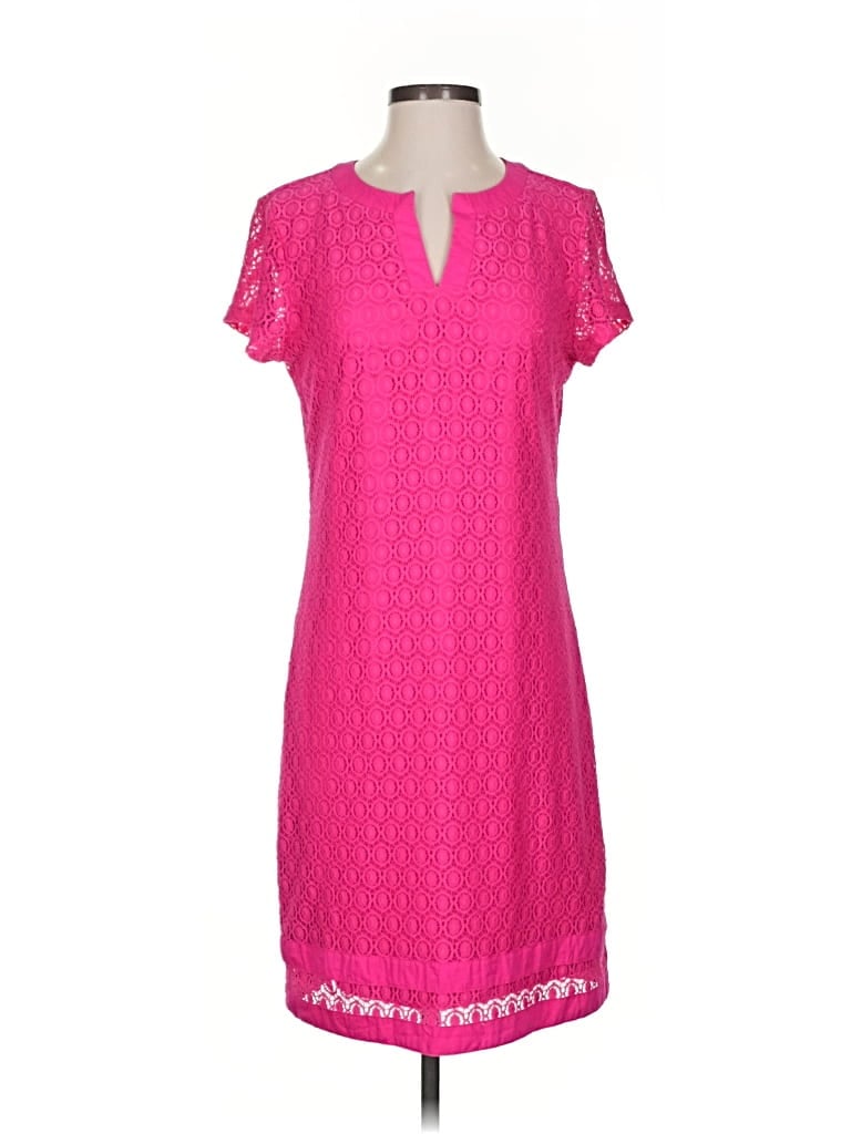 Pre-owned Isaac Mizrahi Live Casual Dress In Pink