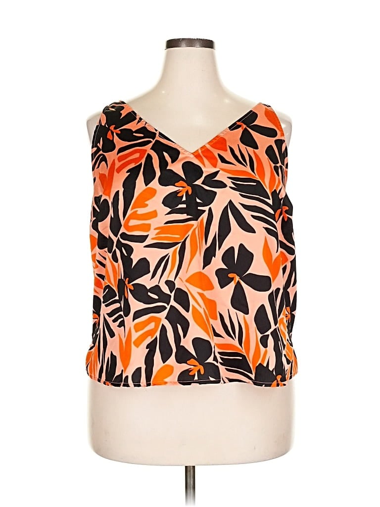 Pre-owned Old Navy Sleeveless Blouse In Orange