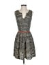 THML 100% Rayon Stripes Black Casual Dress Size S - photo 1