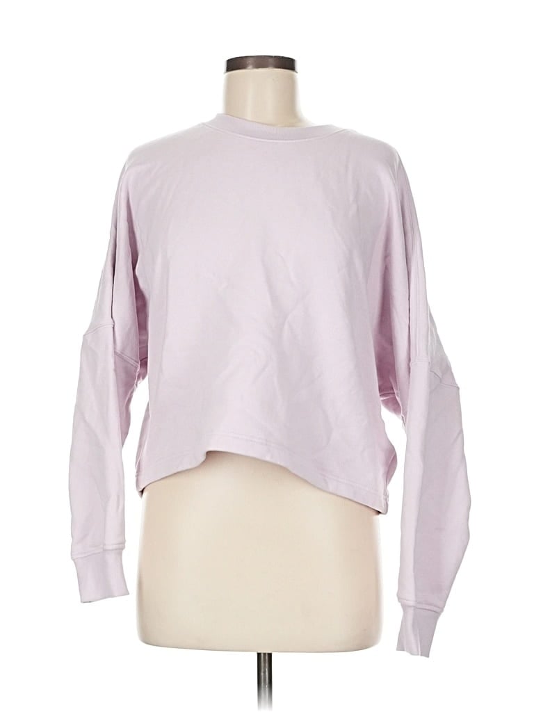 Pre-owned Athleta Sweatshirt In Pink