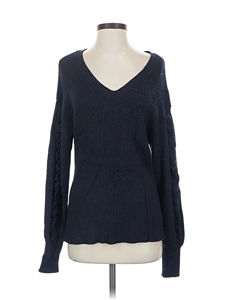 Pre-owned Express Pullover Sweater In Blue