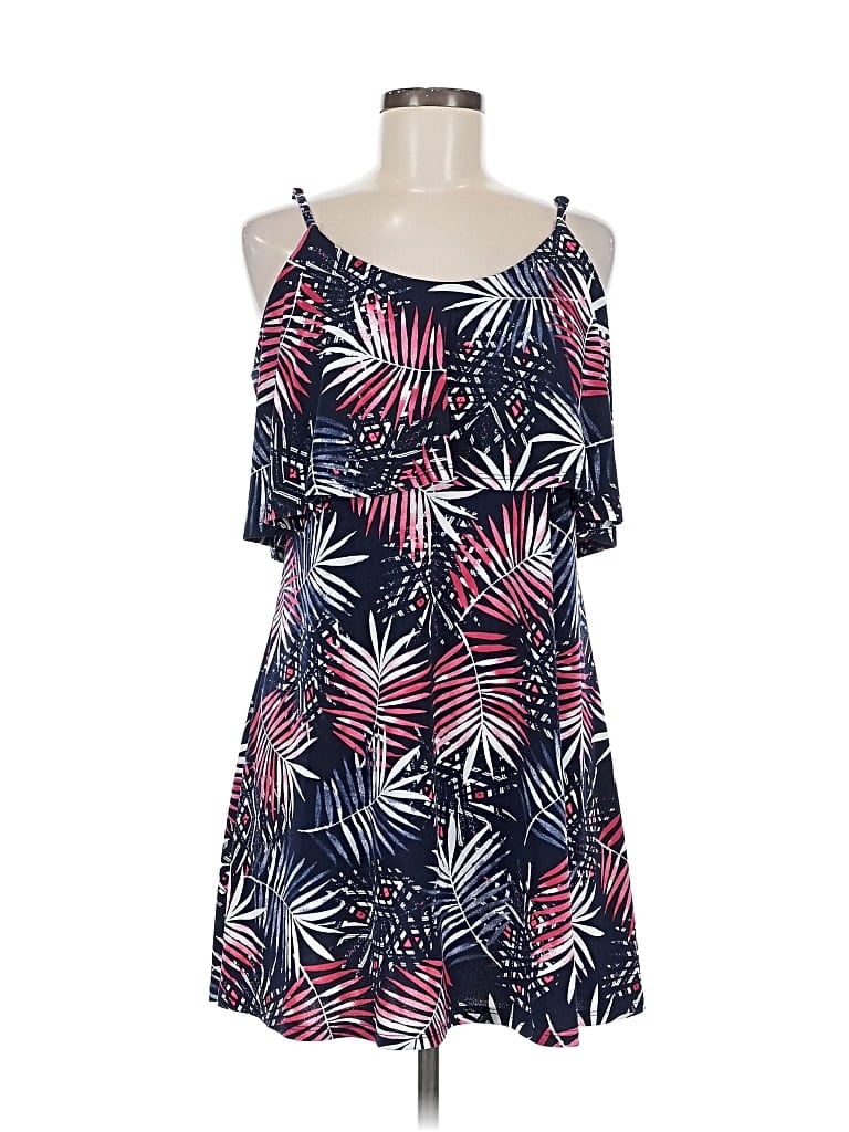 Pre-owned Express Casual Dress In Blue