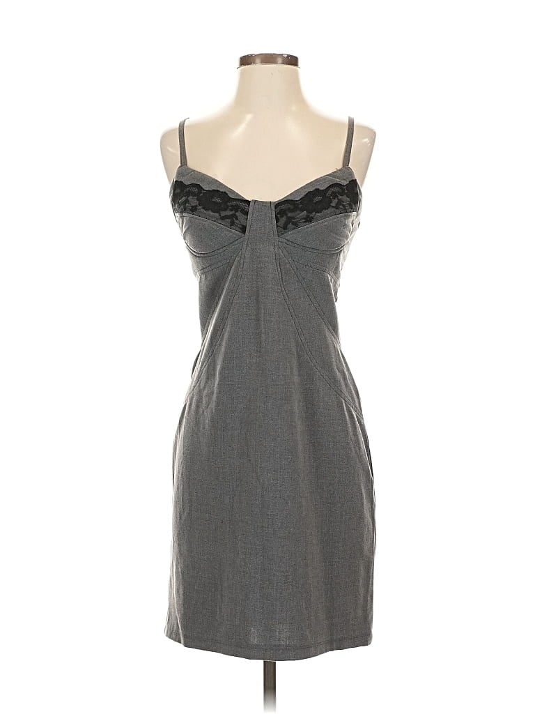 Pre-owned Frederick's Of Hollywood Cocktail Dress In Gray