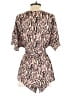 By Anthropologie 100% Rayon Animal Print Pink Romper Size XS - photo 2