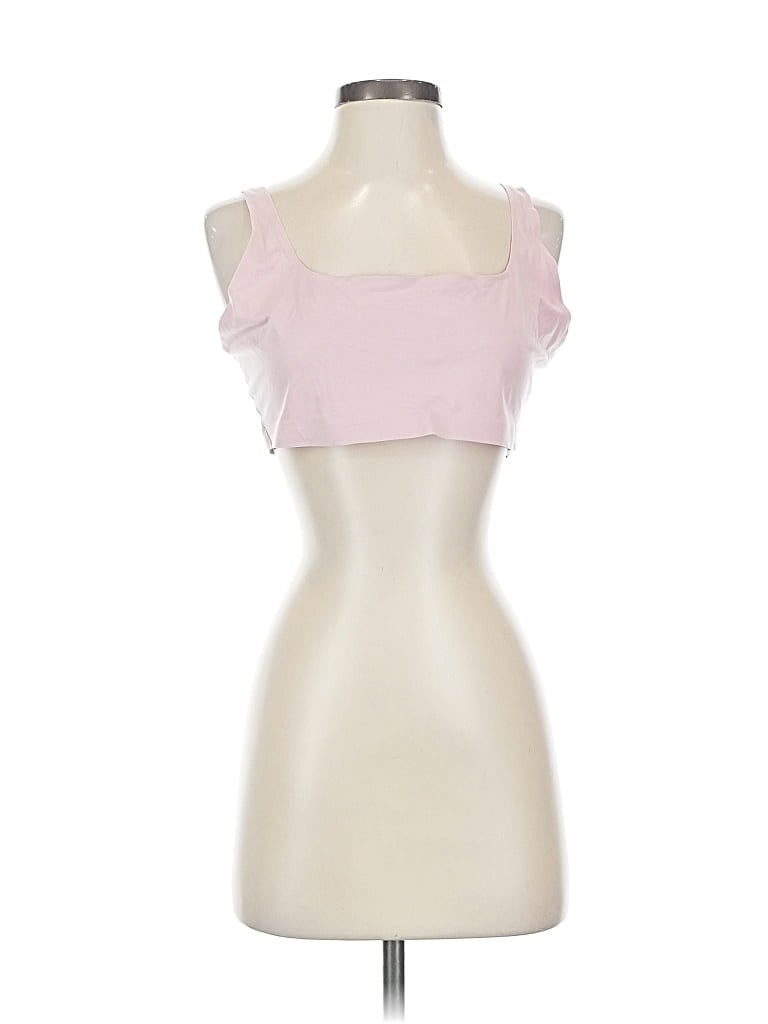 Pre-owned Lululemon Athletica Tank Top Pink Strapless Neckline Tops