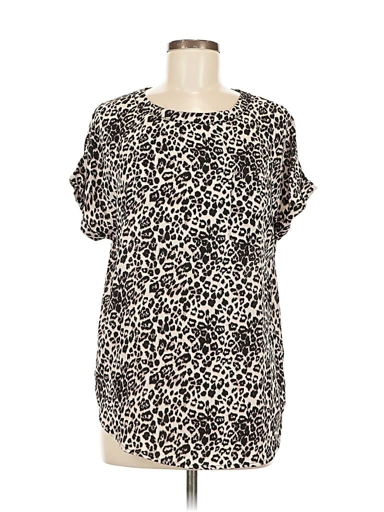 Pre-owned Buffalo By David Bitton Short Sleeve Blouse In White