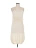Unbranded 100% Polyester Ivory Casual Dress Size M - photo 1