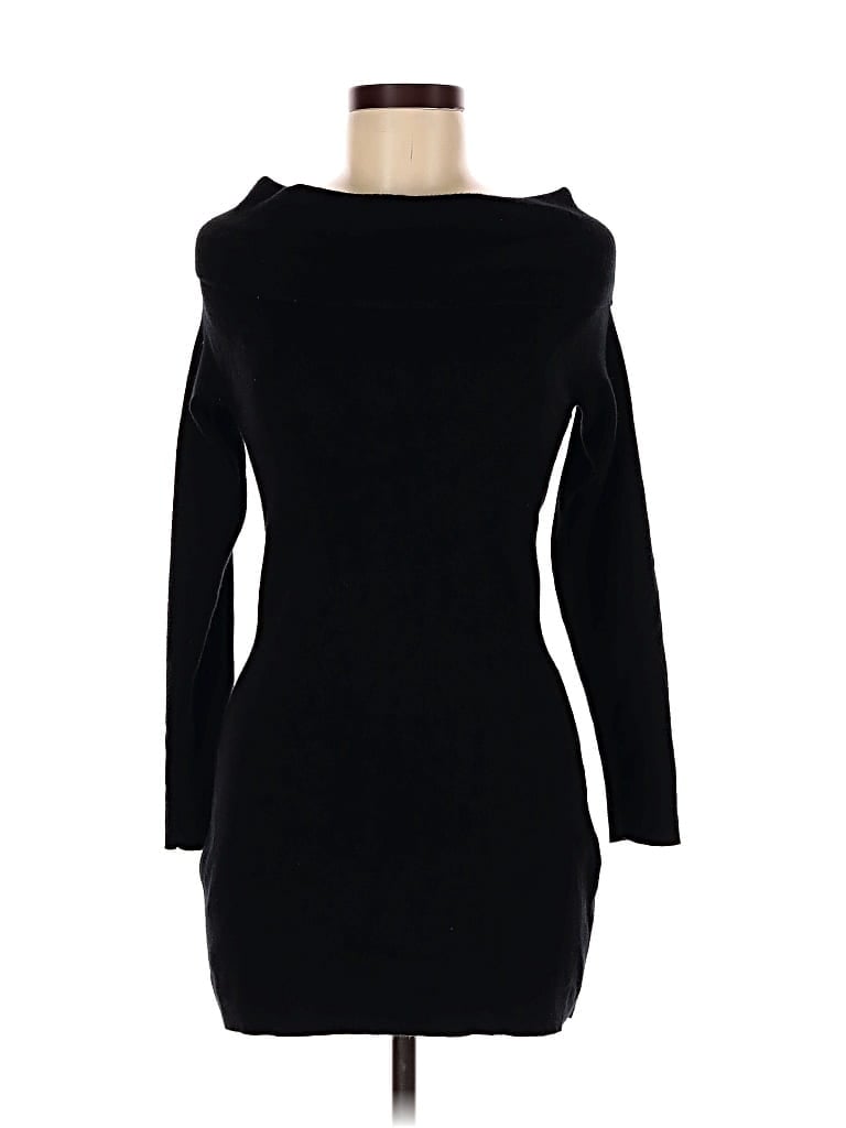 Pre-owned Open Edit Cocktail Dress In Black