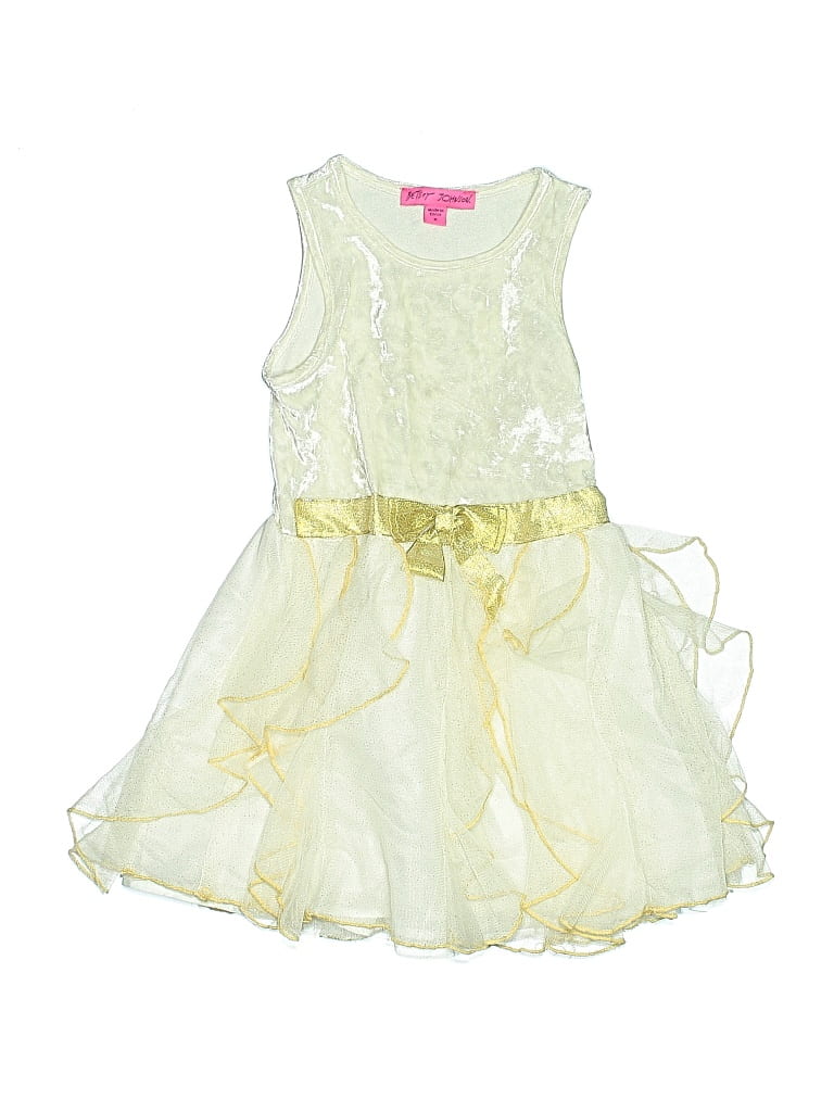 Pre-owned Betsey Johnson Kids' Dress In Yellow