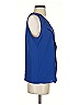 Calvin Klein Blue Sleeveless Blouse Size S - photo 4