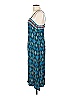 Figue 100% Silk Paisley Blue Casual Dress Size L - photo 5
