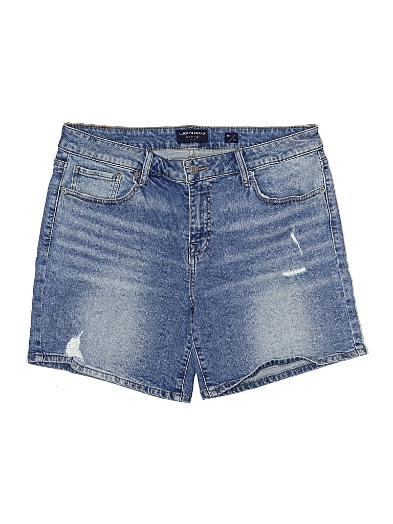 Pre-owned Lucky Brand Denim Shorts In Blue