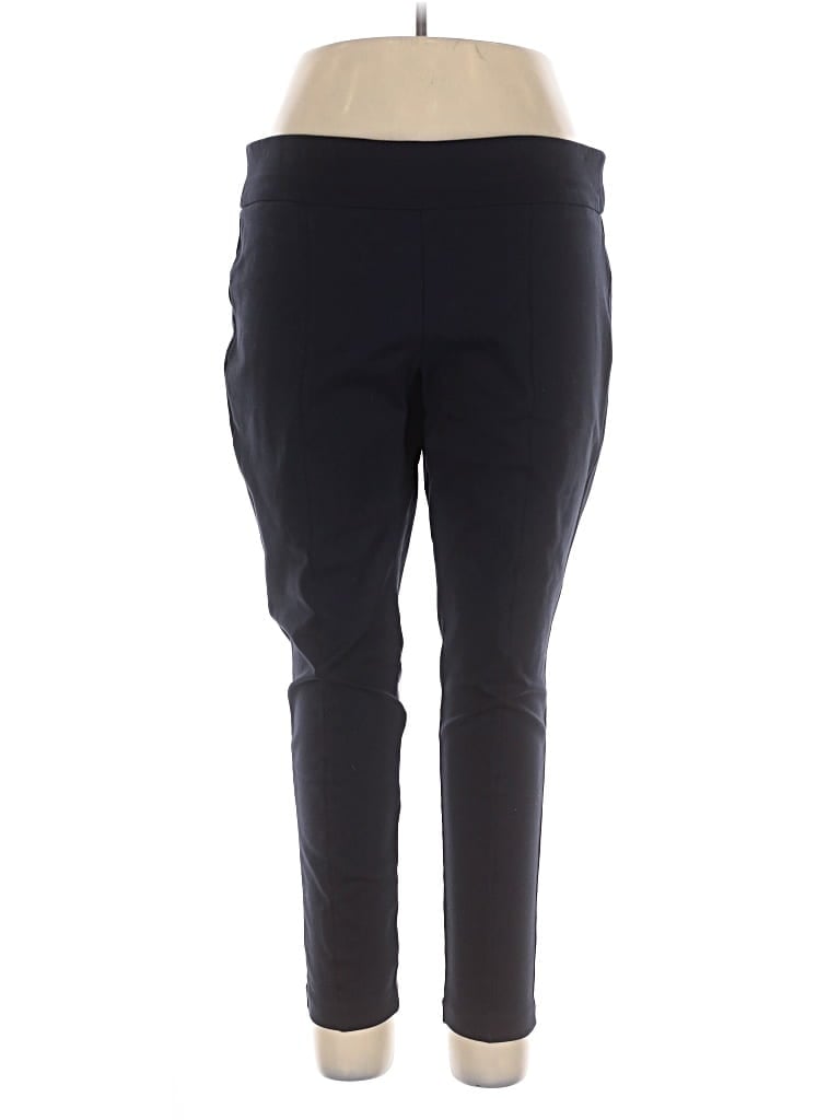 Pre-owned Anne Klein Active Pants In Black