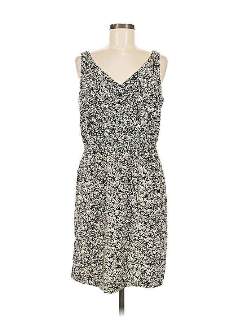 Pre-owned Ann Taylor Loft Casual Dress In Gray