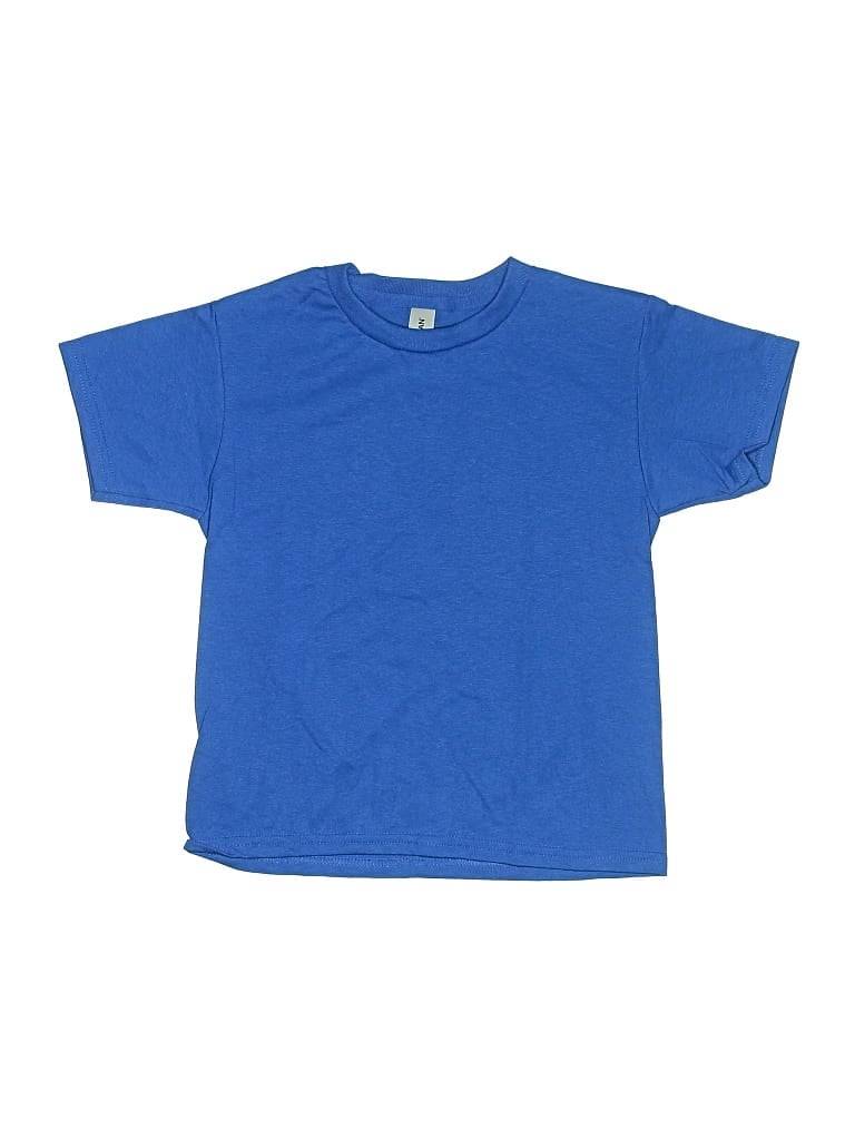 Pre-owned Gildan Kids' Short Sleeve T-shirt In Blue